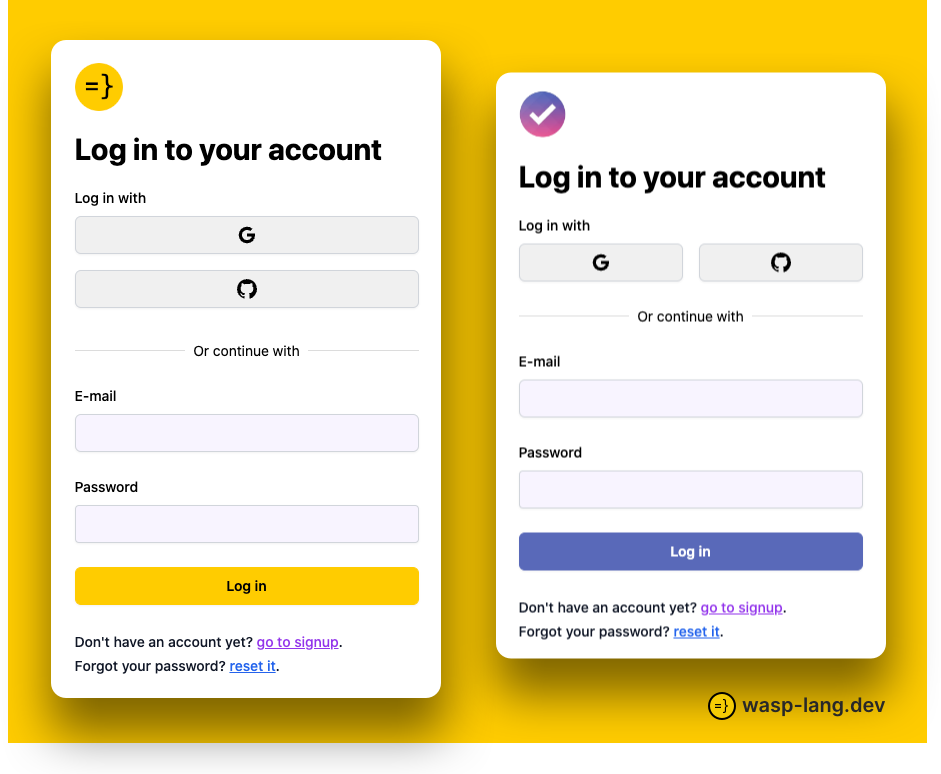 Auth UI Demo